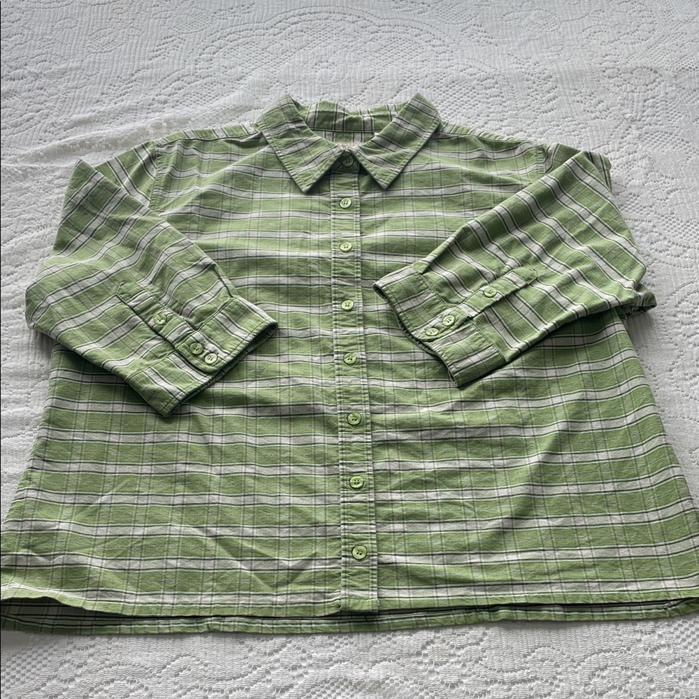 Classic Elements Green Checkered Shirt